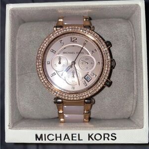 perfect condition rose gold, Michael Kors watch